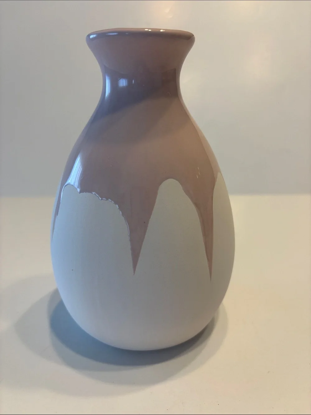 Isaac Mizrahi Loves XO Sienna Ceramic Decorative Vase in Pink & Cream
